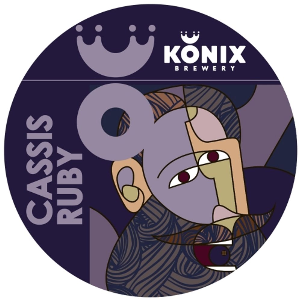Пиво Коникс Рубиновая смородина / Konix Brewery Cassis Ruby 20л - кег