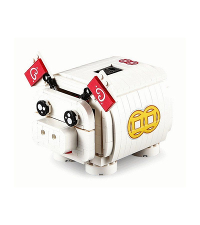 Конструктор CADA свинья-копилка интерактивная (344 детали)