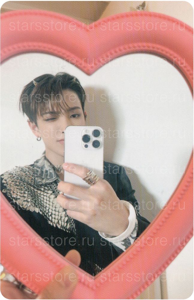 Фотокарта Hongjoong ATEEZ - GOLDEN HOUR : Part.2 (MAKESTAR)