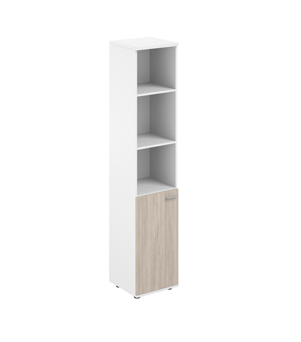 Шкаф узкий полуоткрытый SG.832.WH.OL СИГМА (SIGMA)