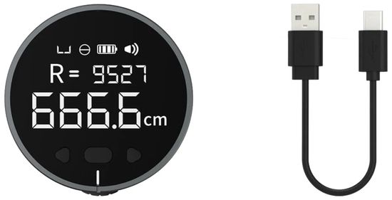 Рулетка-линейка электронная Xiaomi Duka Small Q Ruler 9.99 м