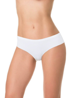 Женские трусики-слипы с лазерной обработкой краев (Размер: M) (Цвет: молочный)