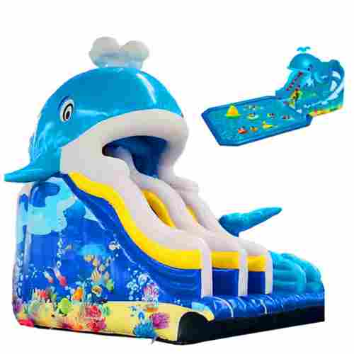 Наземный надувной аквапарк «Небесный кит» 14*6*7,2 м