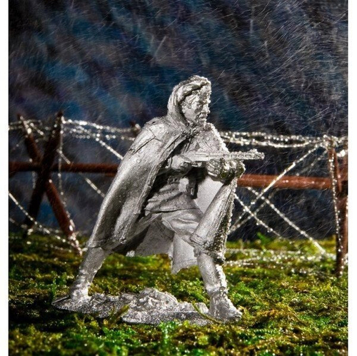 Оловянный солдатик Автоматчик РККА. Атака №2