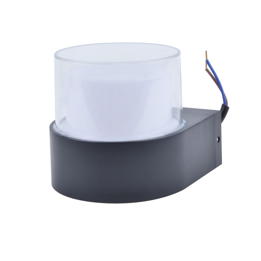 ULU-P21A-5W-4000K IP65 BLACK Светильник светодиодный уличный. Архитектурный накладной. Белый свет 4000K. Корпус черный. TM Uniel