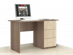 Стол письменный Сити-1, ясень шимо