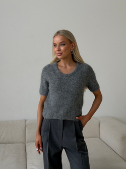 Джемпер Пушистик серый