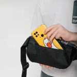 Поясная сумка с держателем для карт. Never give up