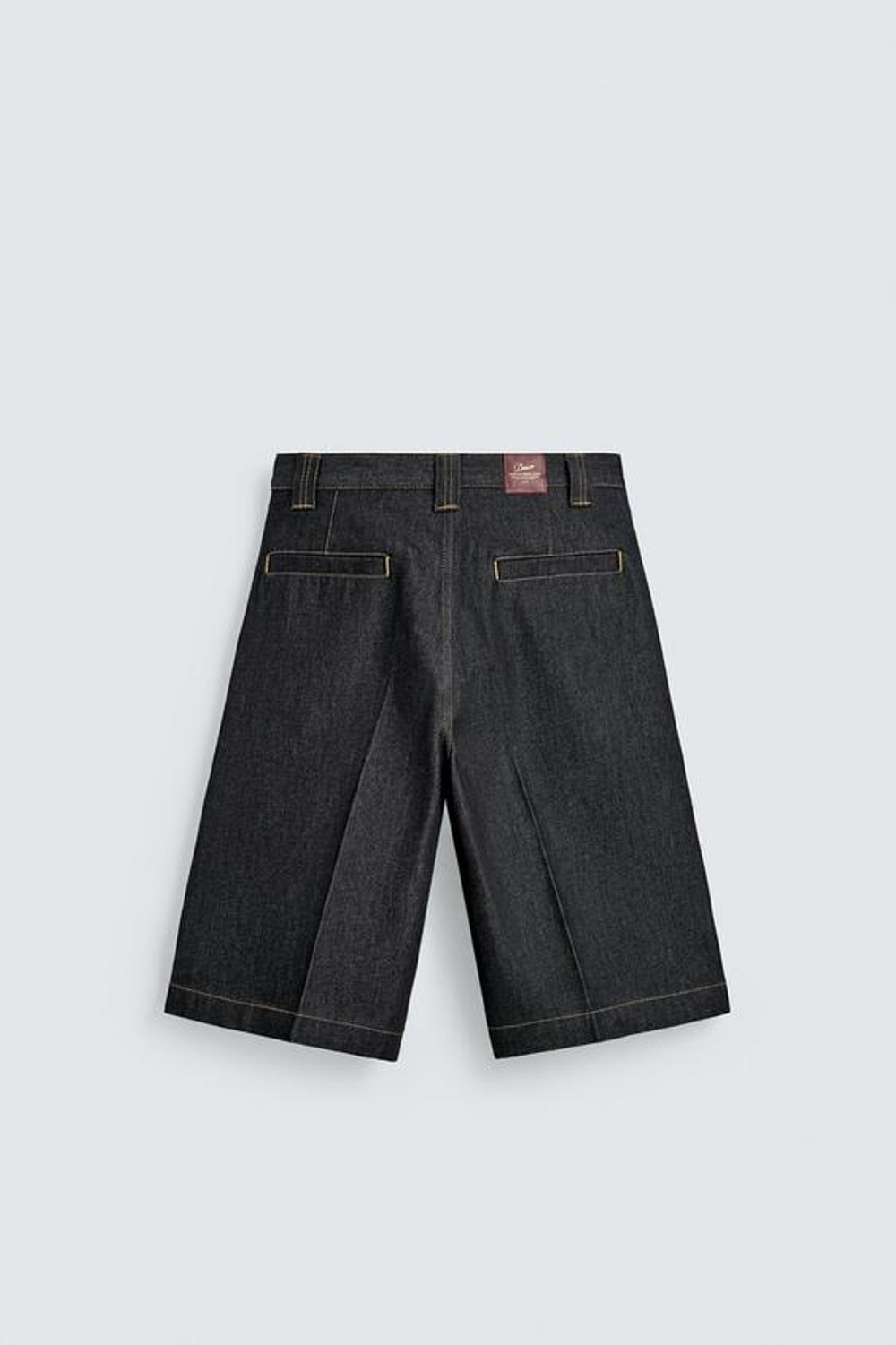 ZARA ШОРТЫ ИЗ ДЕНИМА RELAXED FIT, СИНИЙ