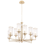 Люстра Crystal Lux GLORIA SP9 BRASS