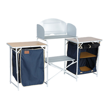 Кухня мобильная CW MC-001 Karelia 172х48х79.5см Два подвесных шкафчика Доп.экран для защиты от ветра