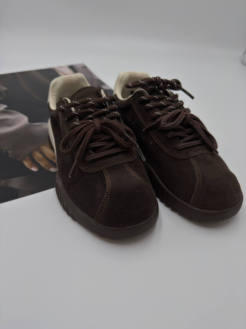 Кроссовки женские натуральная кожа арт. 9004-2 цвет"коричневый"