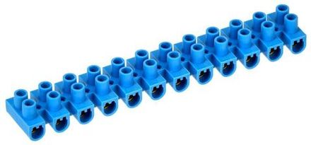 Колодка клеммная полистирол ЗВИ-10 н/г 2.5-6кв.мм син. (блист.2шт) IEK UZV6-010-06-2