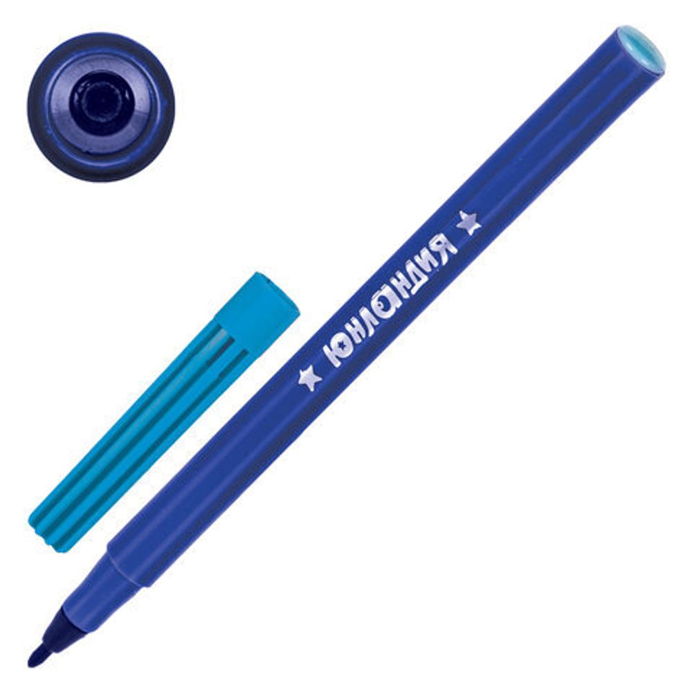 Фломастеры, меняющие цвет ЮНЛАНДИЯ 5 цветов + 1 проявитель, "ЮНЫЙ ВОЛШЕБНИК", вентилируемый колпачок, 151891