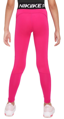Штаны для девочки теннисные Nike Pro Dri-FIT Leggings - fireberry/black/white