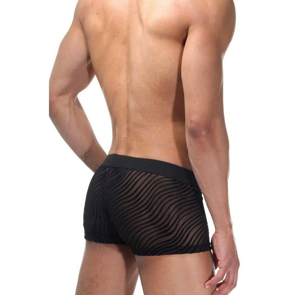 Мужские трусы хипсы черные Don Moris DM031703