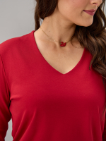 Лонгслив ЛНкл-080/ягодный