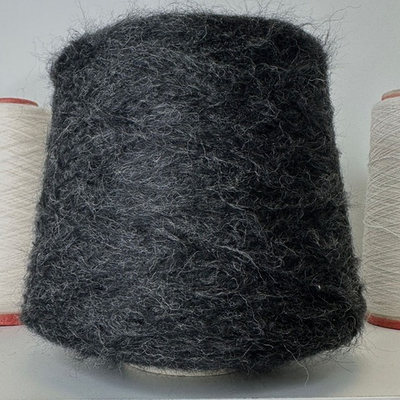 BUBBLELINO - Lineapiu; 36% baby альпака, 14% меринос, 40% акрил, 10% п/а; 450м/100гр; col. 78153, цвет: антрацит, черный с "сединой"; S702