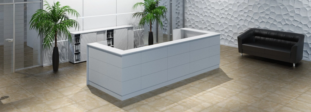 Ресепшен панель завершающая 15570 СТИЛ (STEEL)