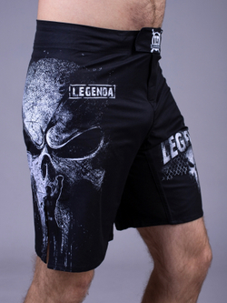 Шорты Legenda Череп Каратель черный