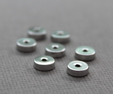 Бусина-разделитель плоская 6х2 мм