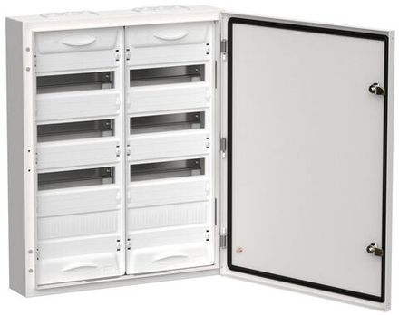 Корпус ЩРн-96 (2х48) TITAN 5 710х570х140 IP54 одна дверь метал. бел. IEK TI5-50-N-2X048-54