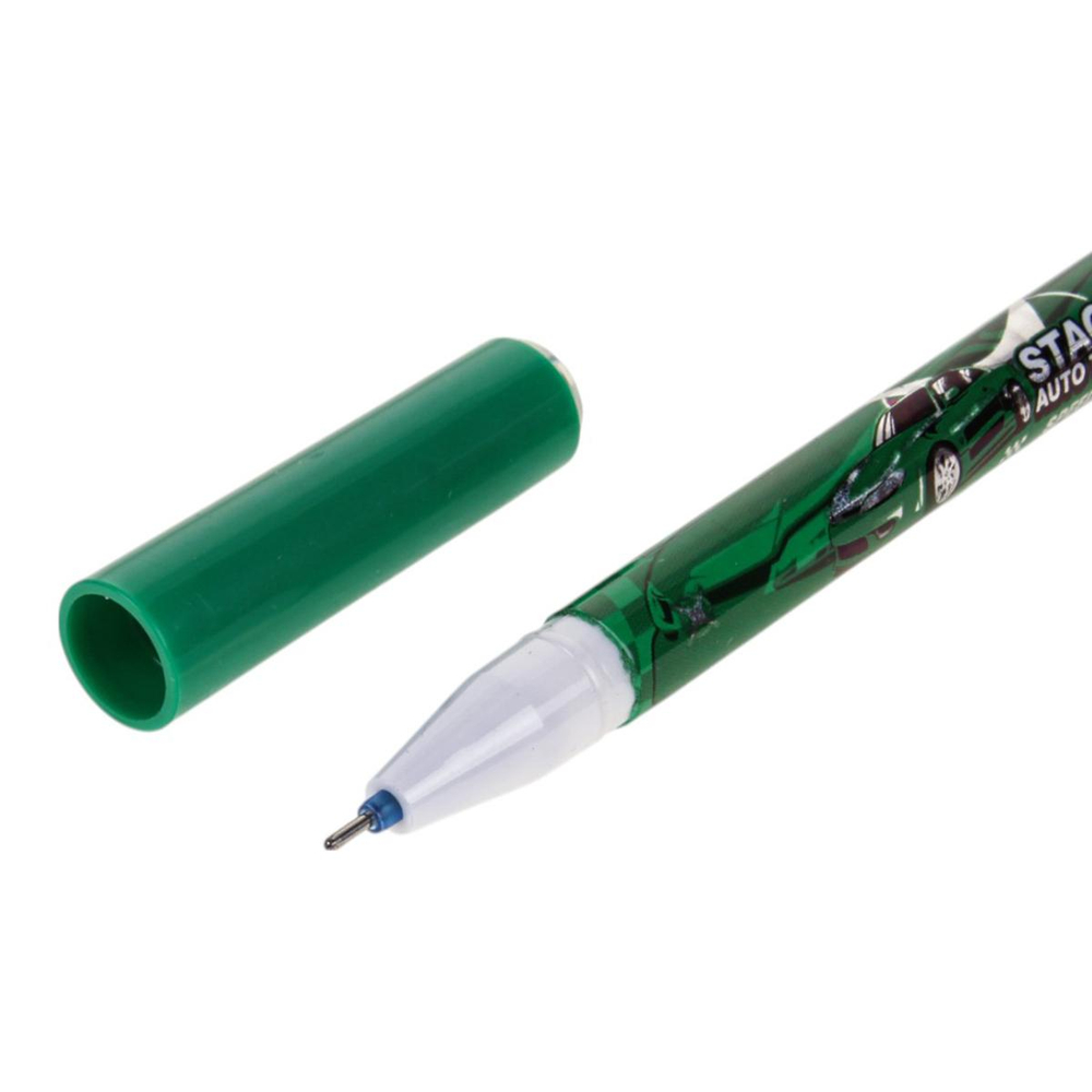 Ручка пиши-стирай "Машина" 0,5мм, синяя, 4 вида микс