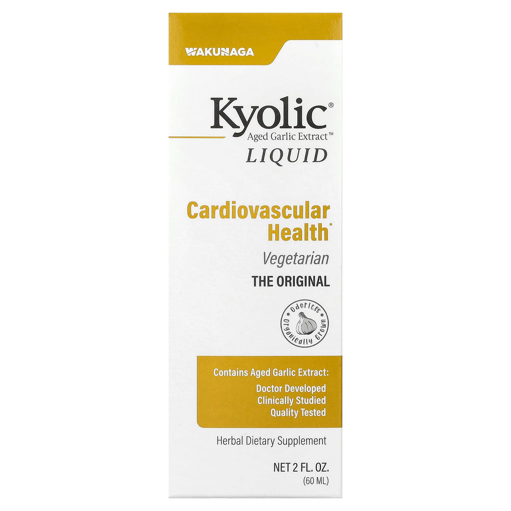 Kyolic, Экстракт выдержанного чеснока, жидкий, 60 мл (2 жидк. унц.)