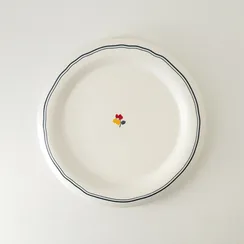 Набор обеденных тарелок plush, little petals, D26, 2 шт.