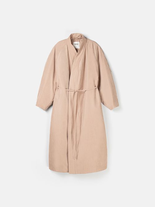 Пальто утепленное на запах 