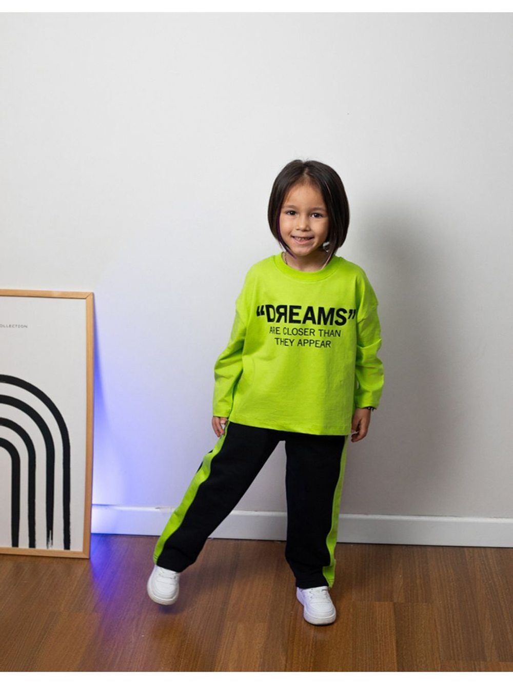 Комплект одежды LARETTO Костюм спортивный с брюками для девочки