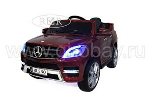 Детский электромобиль River Toys MERCEDES-BENZ ML350 красный