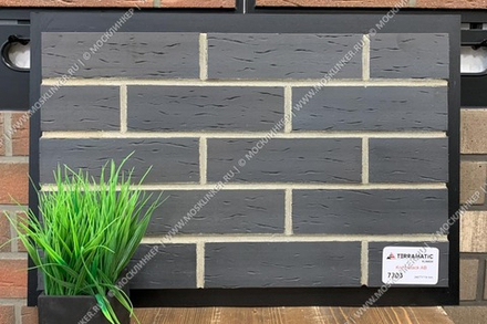 Terramatic, Koro Black AB 7203, NF/240x71x14 - Клинкерная плитка для фасада и внутренней отделки