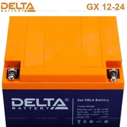 Аккумуляторная батарея Delta GX 12-24 (12V / 24Ah)