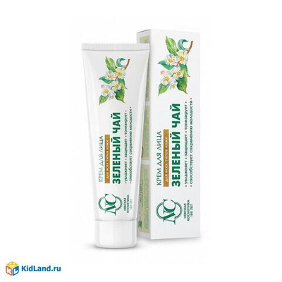 НК крем "Зелёный чай" д/лица Защитный 40мл.