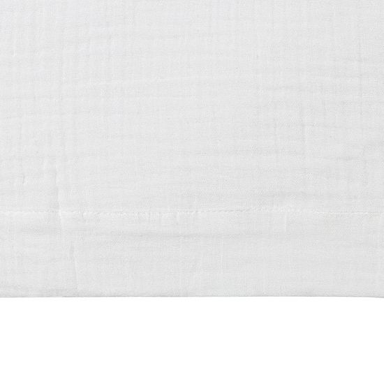 Штора из муслина с декором цвета карри из коллекции essential, 150х290 см