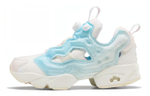 Reebok Instapump Fury fabric trend comfortable shock absorption non-slip low-cut life casual shoes for men and women the same style blue and white