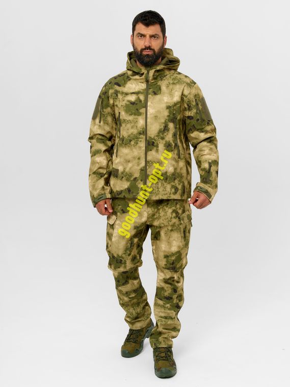 Костюм тактический утепленный Softshell Мох