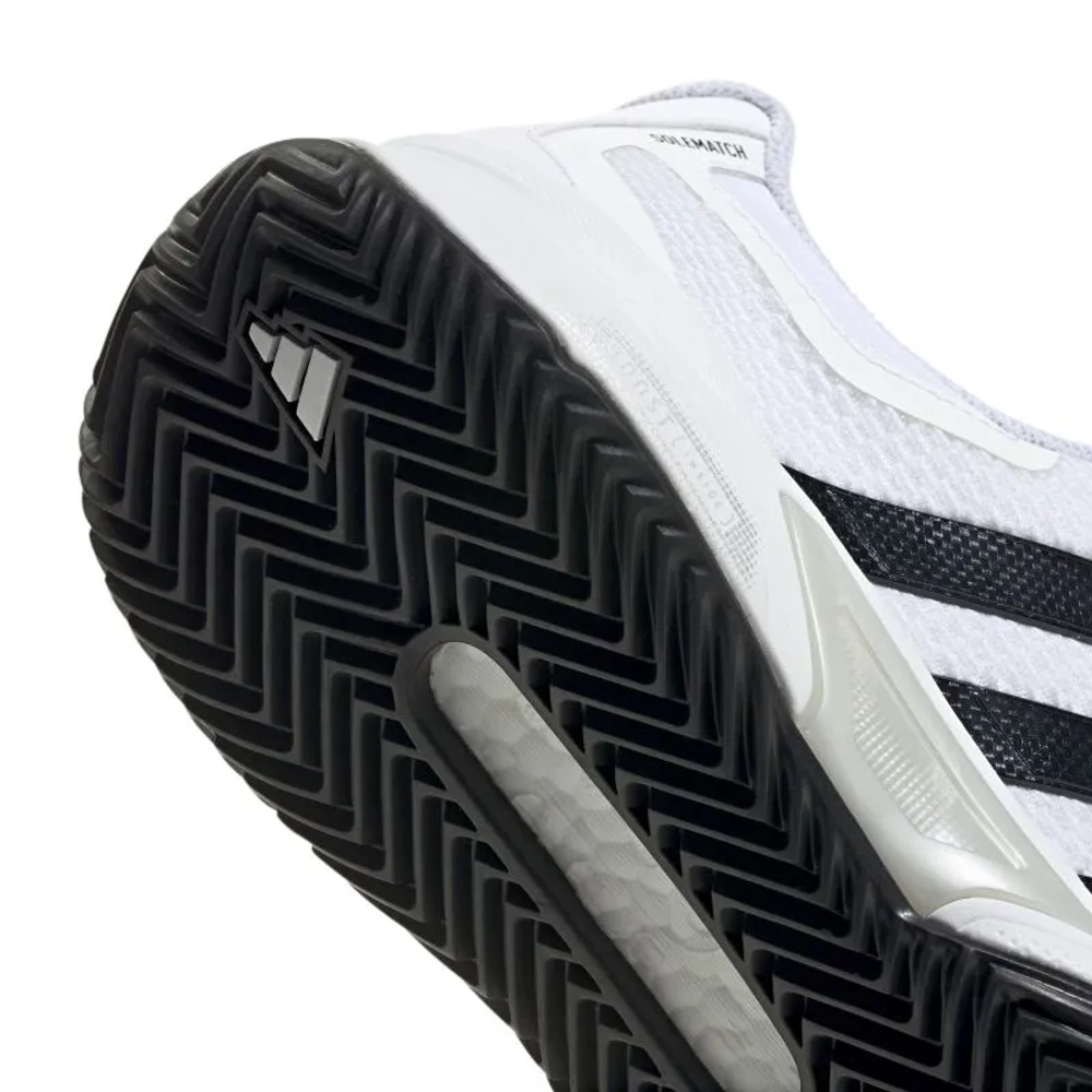 Теннисные кроссовки Adidas Solematch Control 2 M Clay - white/core black/silver metallic
