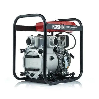 Koshin KTY-80 D мотопомпа дизельная 6.7 л.с, 1250 л/мин, диаметр 80 мм, KTY-80D