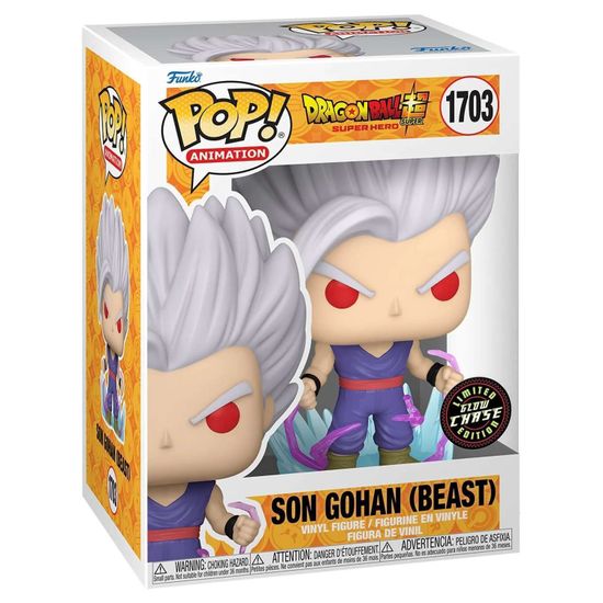 Фигурка Funko POP! Animation Dragon Ball Super Son Gohan (Beast) w/(GW) Chase (1703) 75636 / Фигурка Фанко ПОП! по мотивам аниме "Жемчуг дракона", Сон Гохан (Чейз)