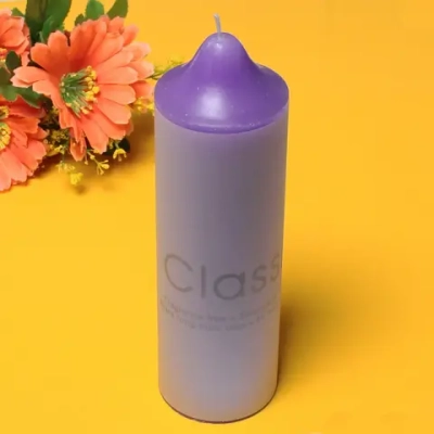 Свеча «Classic» 6*20см цвет лавандовый ZD-113