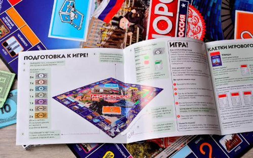 Hasbro: Настольная игра Монополия Россия (новая уникальная версия) B7512 — Monopoly Russia — Хасбро