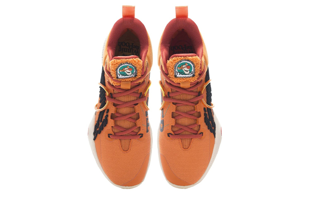 Disney/Disney x LiNing Li Ning Blitz 8 Premium Tigger non-slip wear-resistant low-top basketball shoes men's Jam Orange