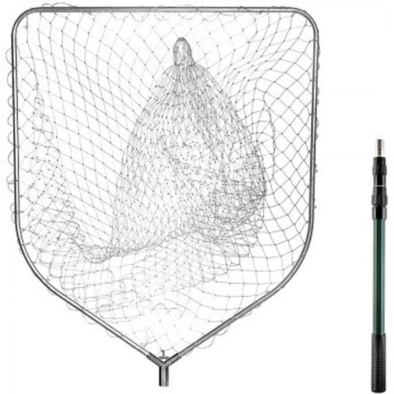 Подсачек тел. 8-гран. ручка прямоуг. 2,0м/d-80см Helios (HS-PY-025-80)