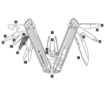 Мультитул LEATHERMAN FREE P2, 19 функций , 832638, нейлоновый чехол