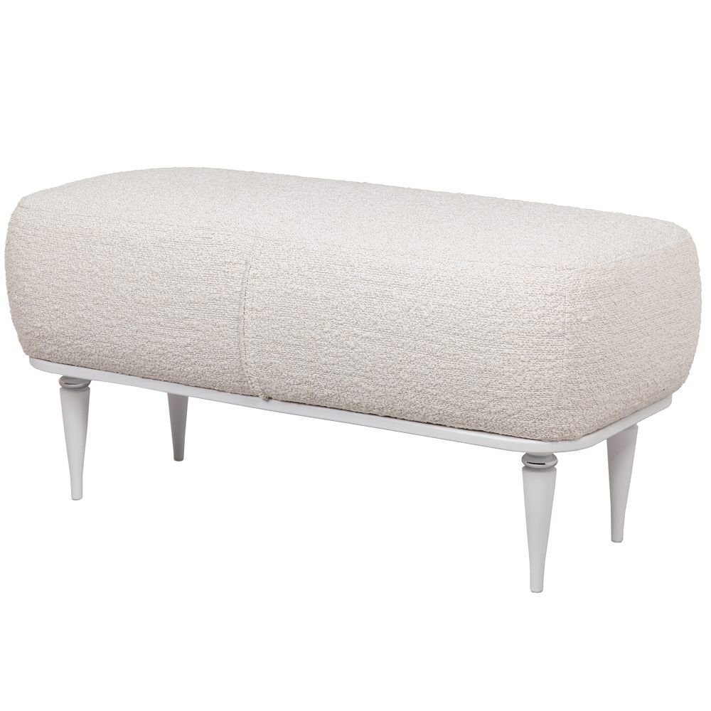 Банкетка Арт Софт Айс Сильвер Бежевый