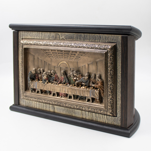 Урна для праха «Тайная Вечеря» шпон венге