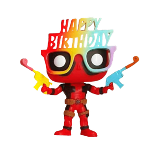 Фигурка Funko POP! Bobble Marvel Deadpool 30th Birthday Glasses Deadpool