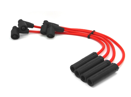 Провода зажигания высоковольтные красные с медной жилой (нулевое сопр.) для Lada инжектор OEM: 210733707080 (комплект).